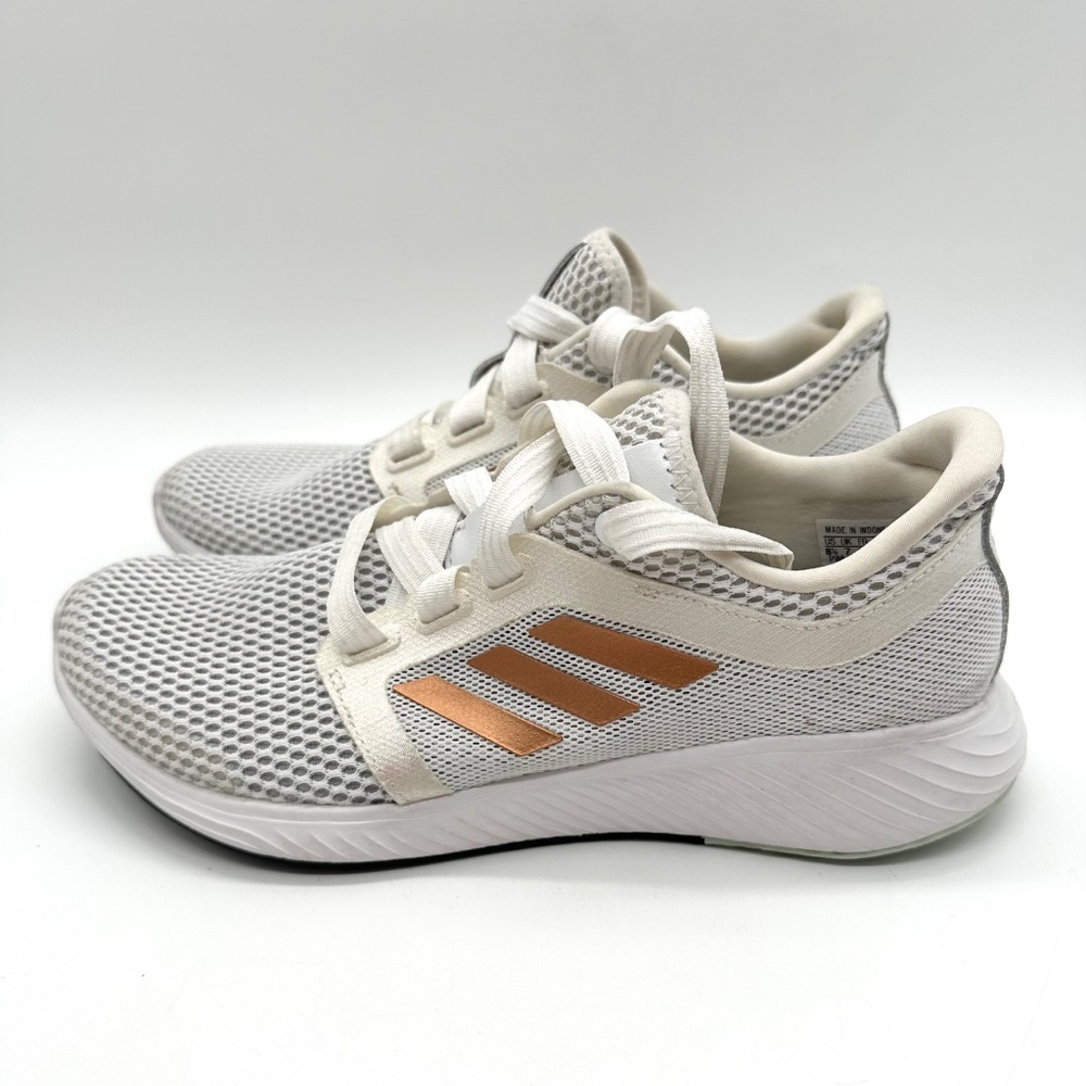 Adidas Women’s Edge Lux 3 White Mesh Lace Up Comfort Running Sneakers Size 8.5 - Picture 8 of 10